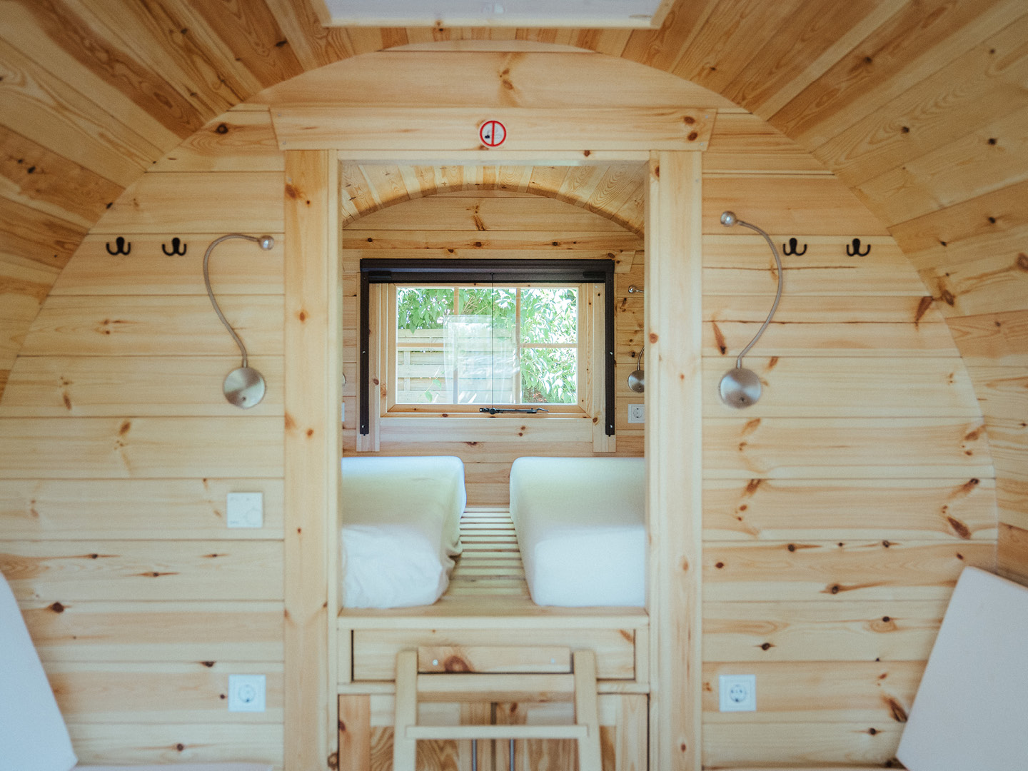 Campingfass bzw. Schlaffass von innen