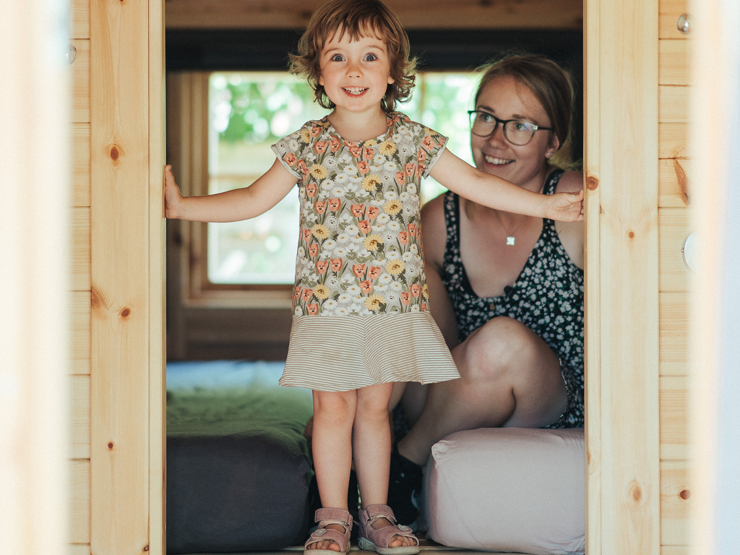 Campingfass bzw. Schlaffass sind familienfreundlich