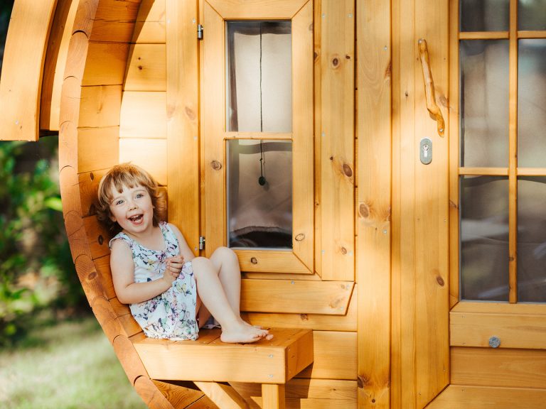 Campingfass bzw. Schlaffass ein Abenteuer für Kinder