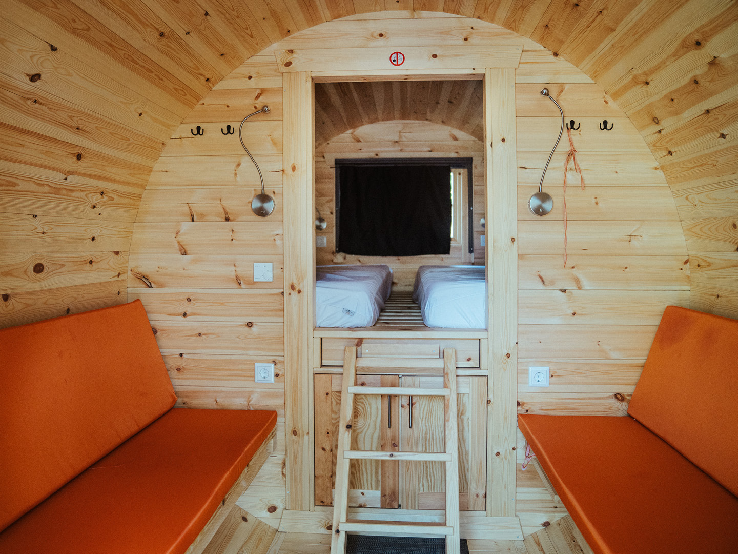 Campingfass bzw. Schlaffass Wohnbereich