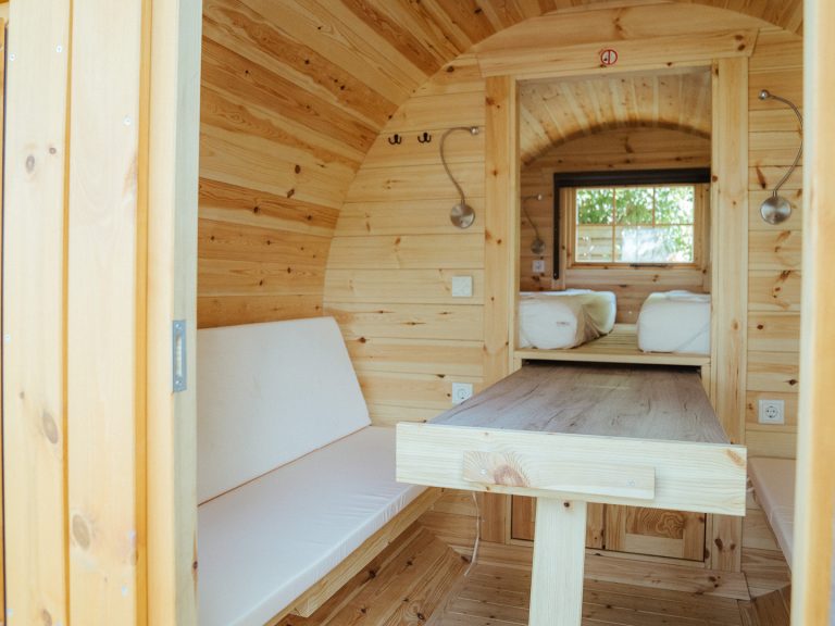 Campingfass bzw. Schlaffass von innen