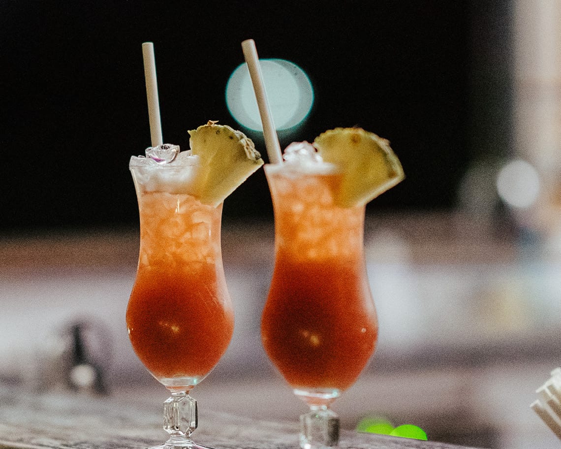 Frisch gemixte Cocktails